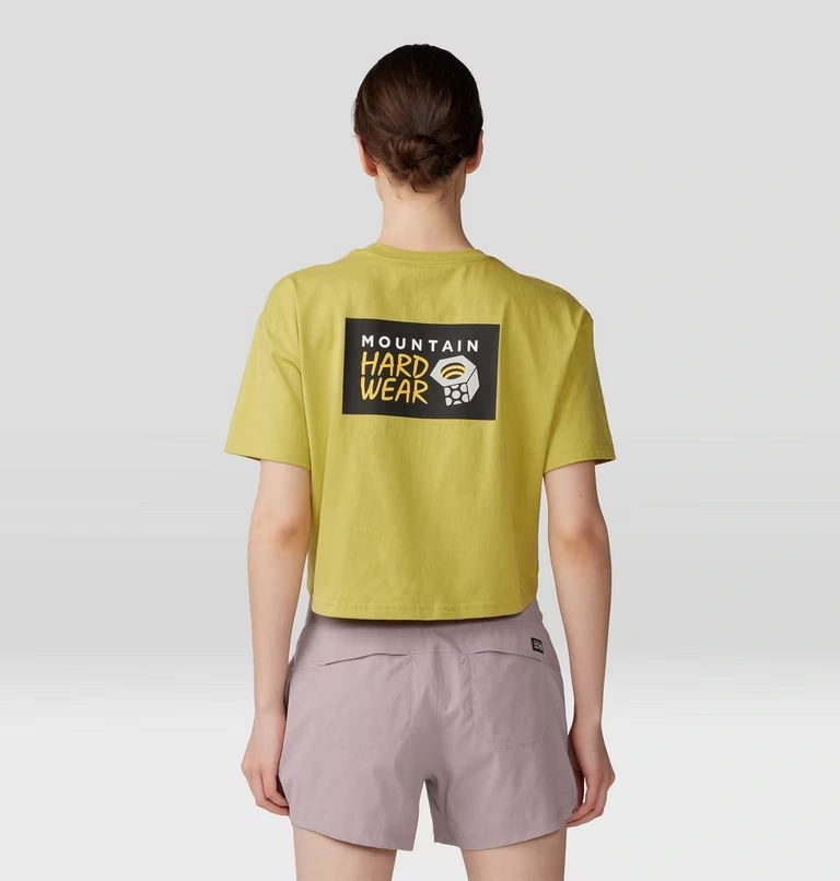 Women's MHW Logo in a Box™ Crop Short Sleeve