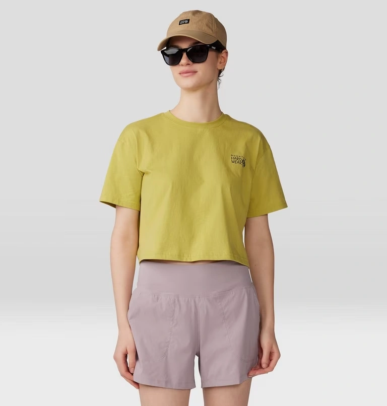 Women's MHW Logo in a Box™ Crop Short Sleeve