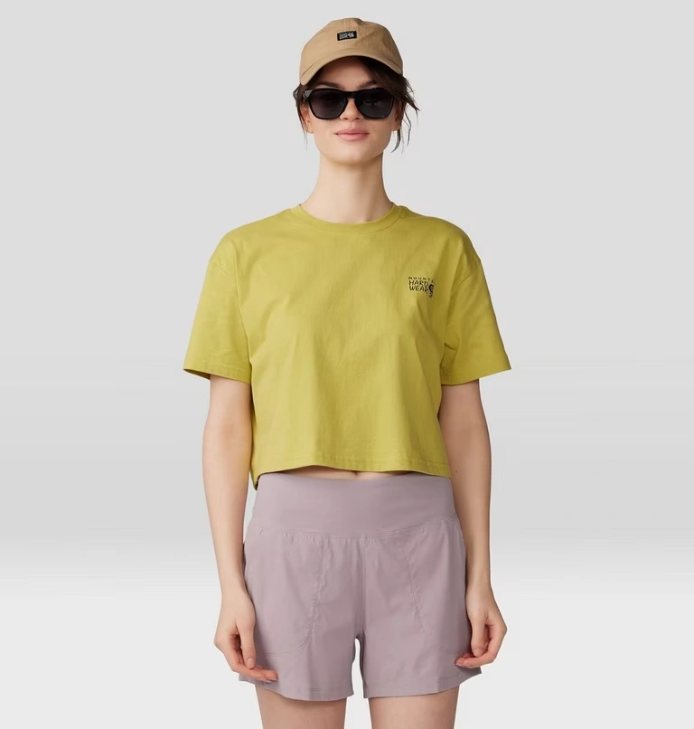Women's MHW Logo in a Box™ Crop Short Sleeve