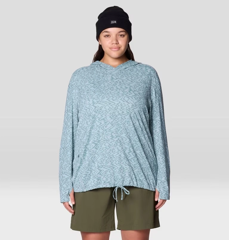 Women's Crater Lake™ Long Sleeve Hoody - Plus Size